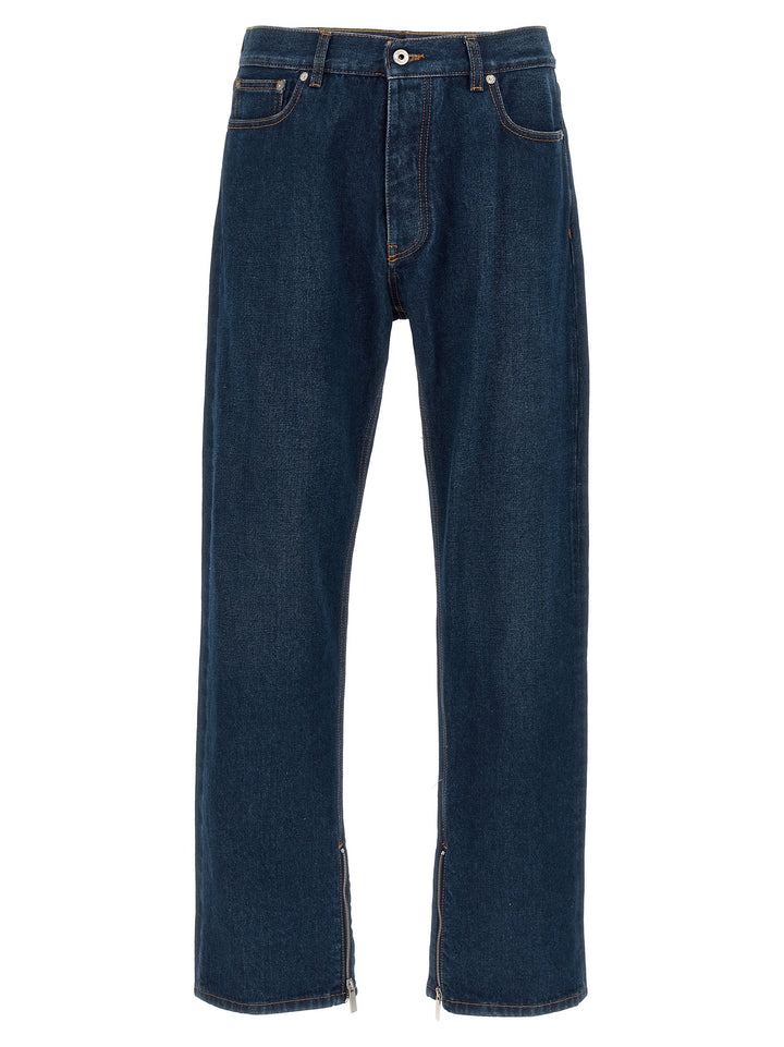 Off-White Arr Zip Skate Jeans - Blu | 1bcb80782c8351093c3e4106e77319eebd22fa6f