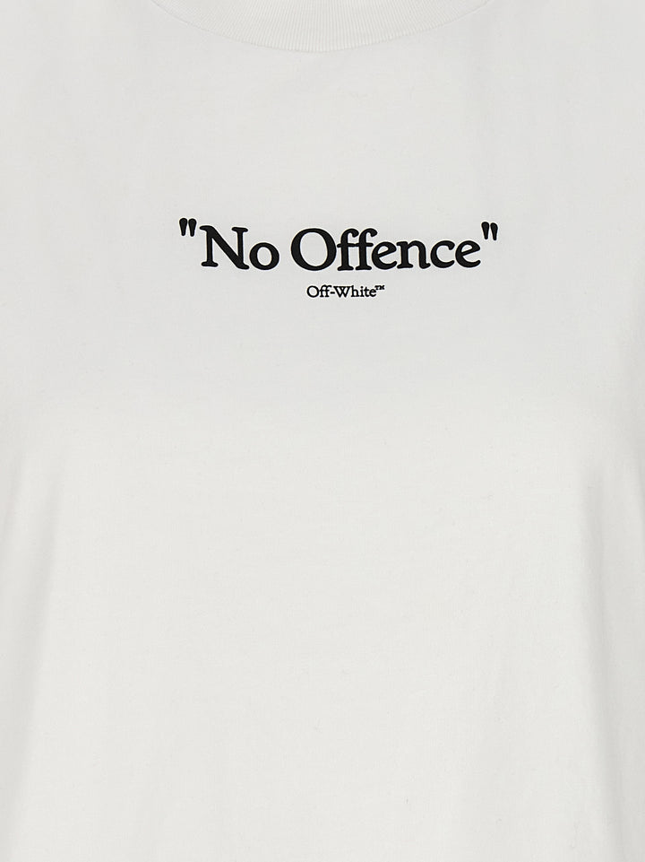 No Offence T Shirt Bianco