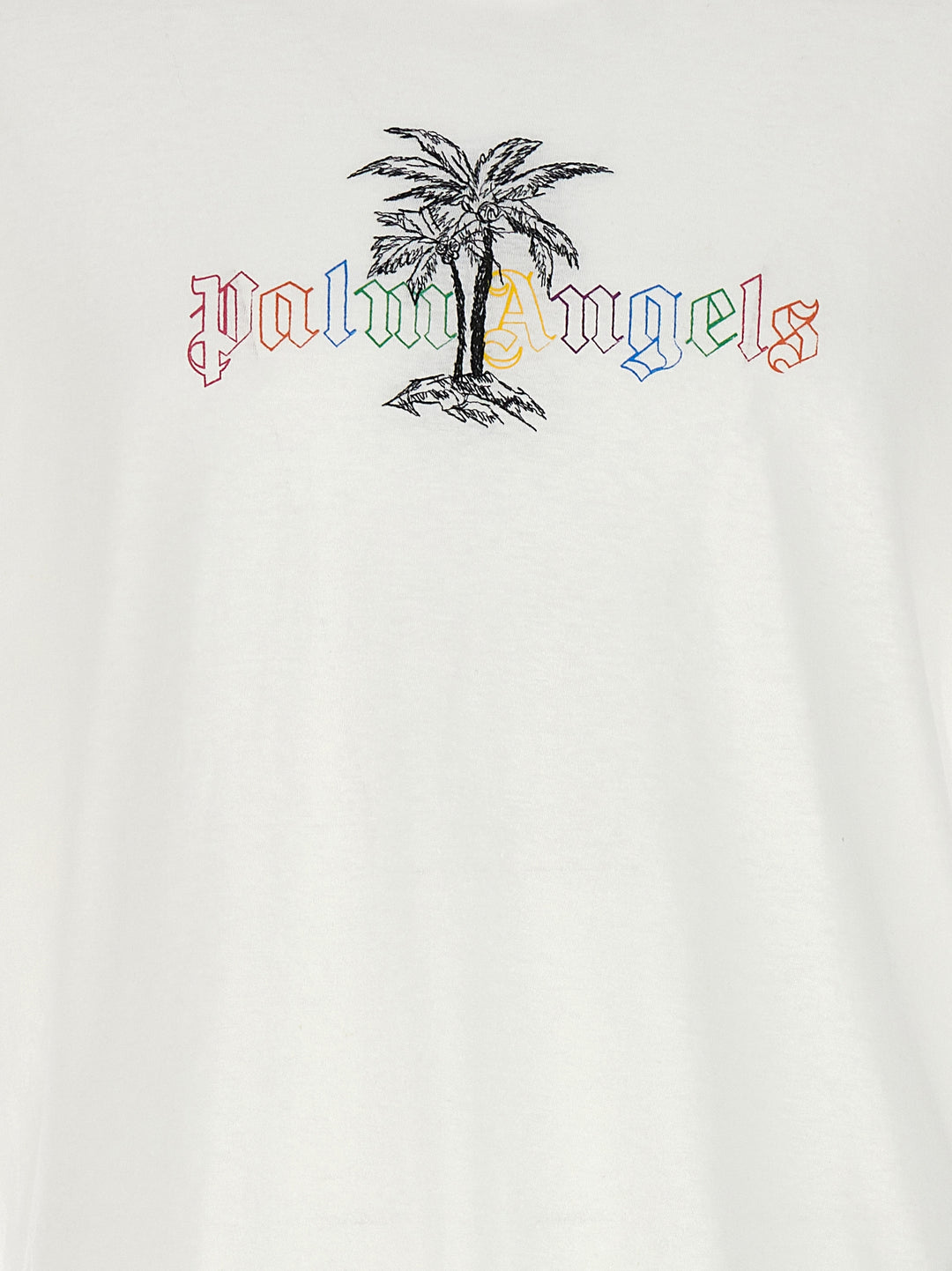 Palm Angels T Shirt Bianco