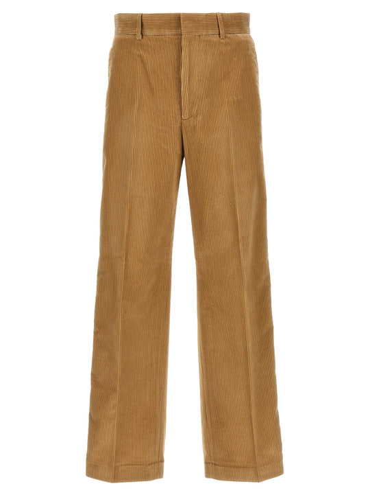 Corduory Suit Tape Pantaloni Beige