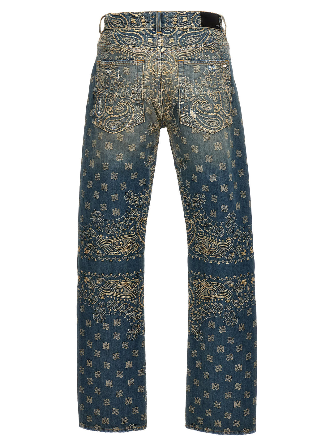 Bandana Jaquard Jeans Blu