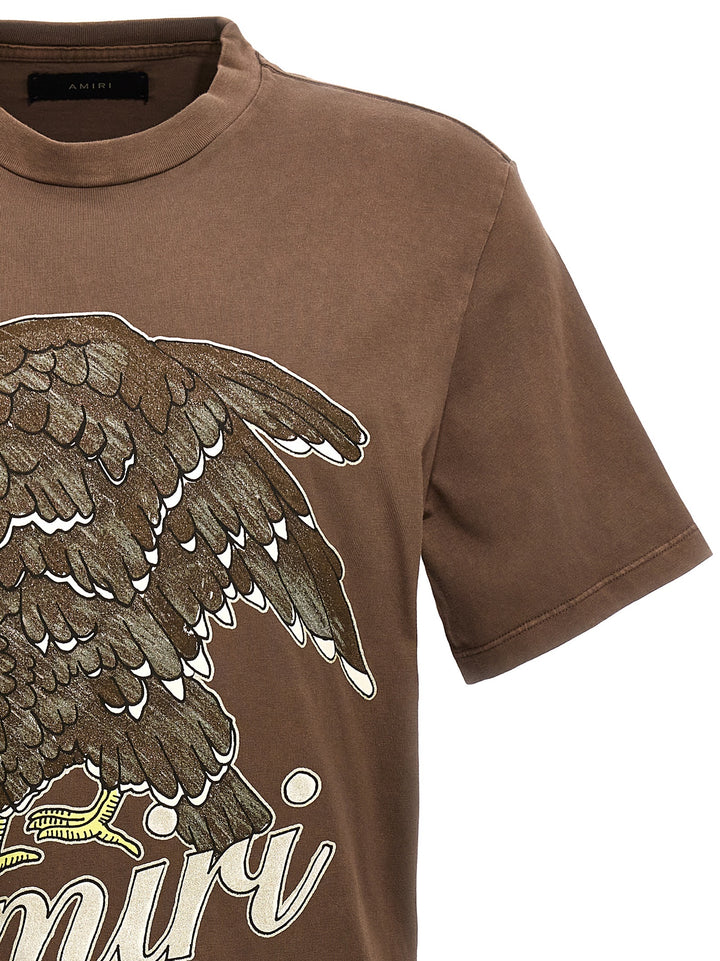 Amiri Eagle T Shirt Marrone