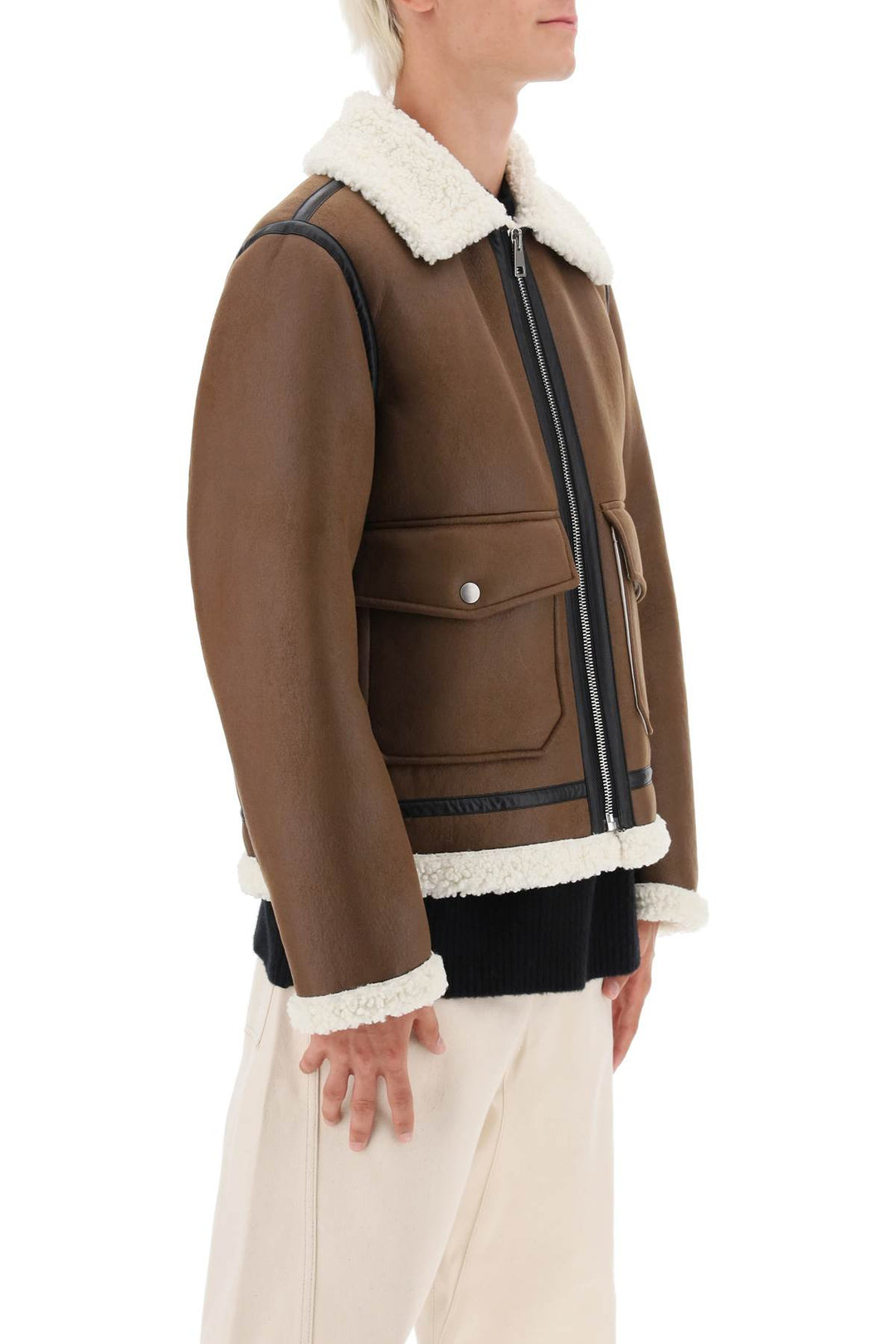 Giacca In Eco Shearling - A.P.C. - Uomo
