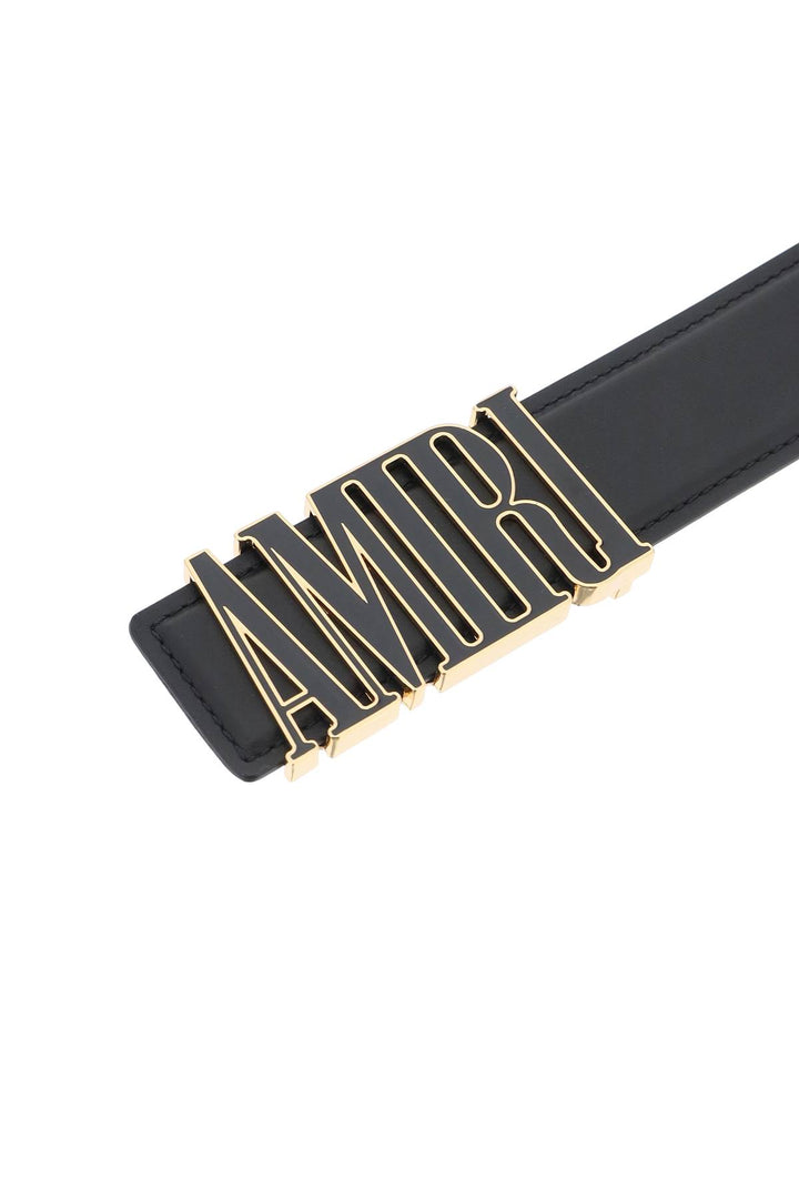 Cintura Con Fibbia Logo - Amiri - Uomo