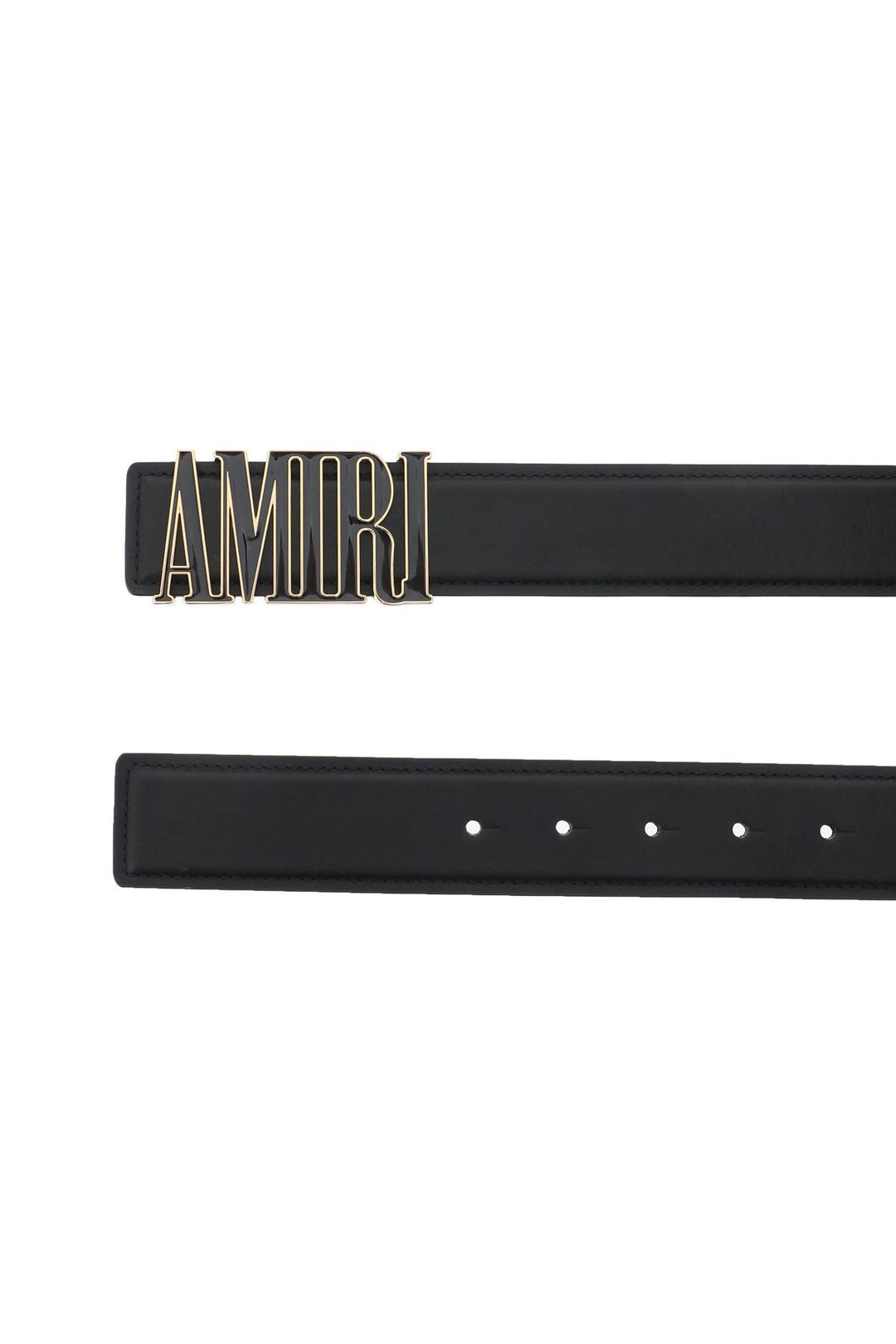 Cintura Con Fibbia Logo - Amiri - Uomo