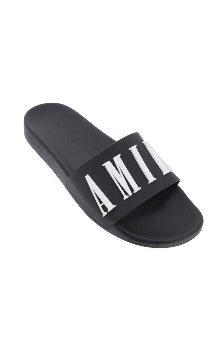 Slides In Gomma Con Logo - Amiri - Uomo