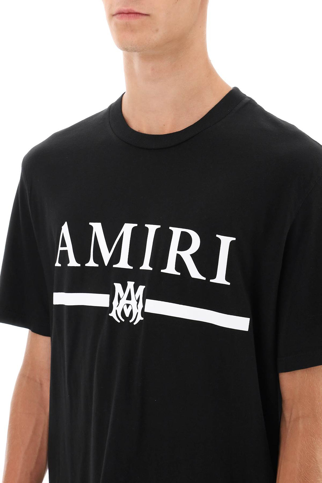 T Shirt Con Stampa Logo Gommata - Amiri - Uomo