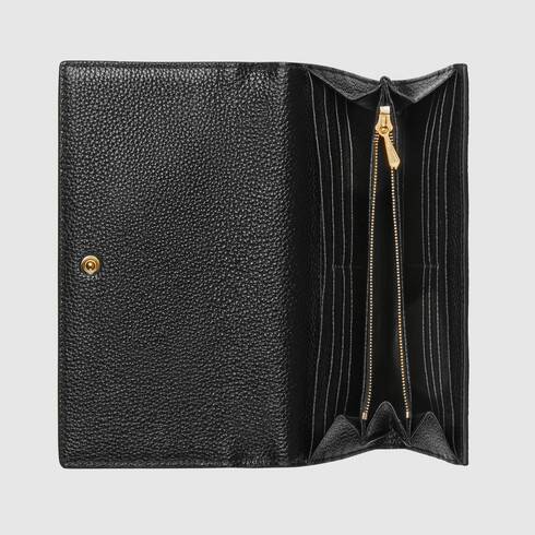 Portafoglio Continental Zumi pelle nero-Gucci-Wanan Luxury