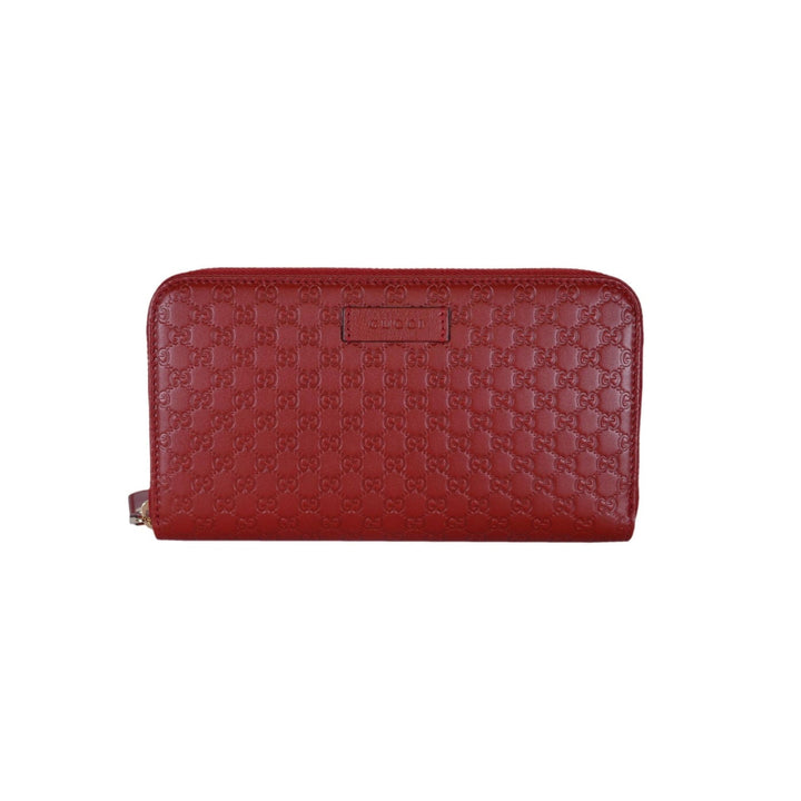 Portafoglio GG in pelle guccissima rosso-Gucci-Wanan Luxury