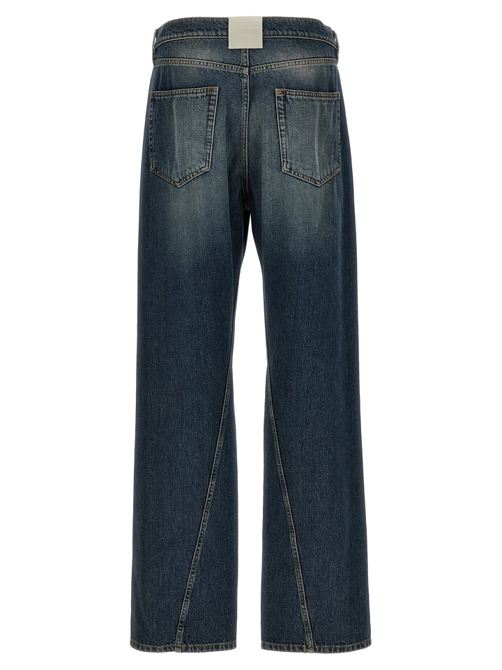 Lanvin Twisted Leg Jeans - Blu | 98322afd06d7c4e20b3a2c505b3a87c0337f31df