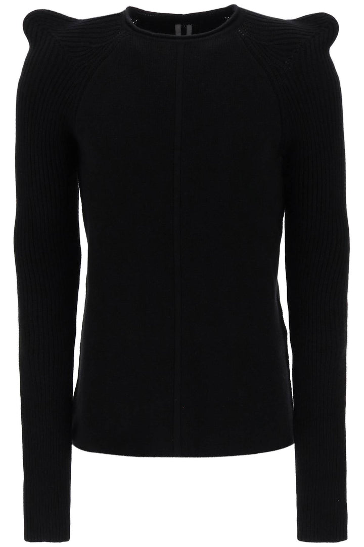 Pullover In Cashmere Con Spalle A Punta - Rick Owens - Uomo