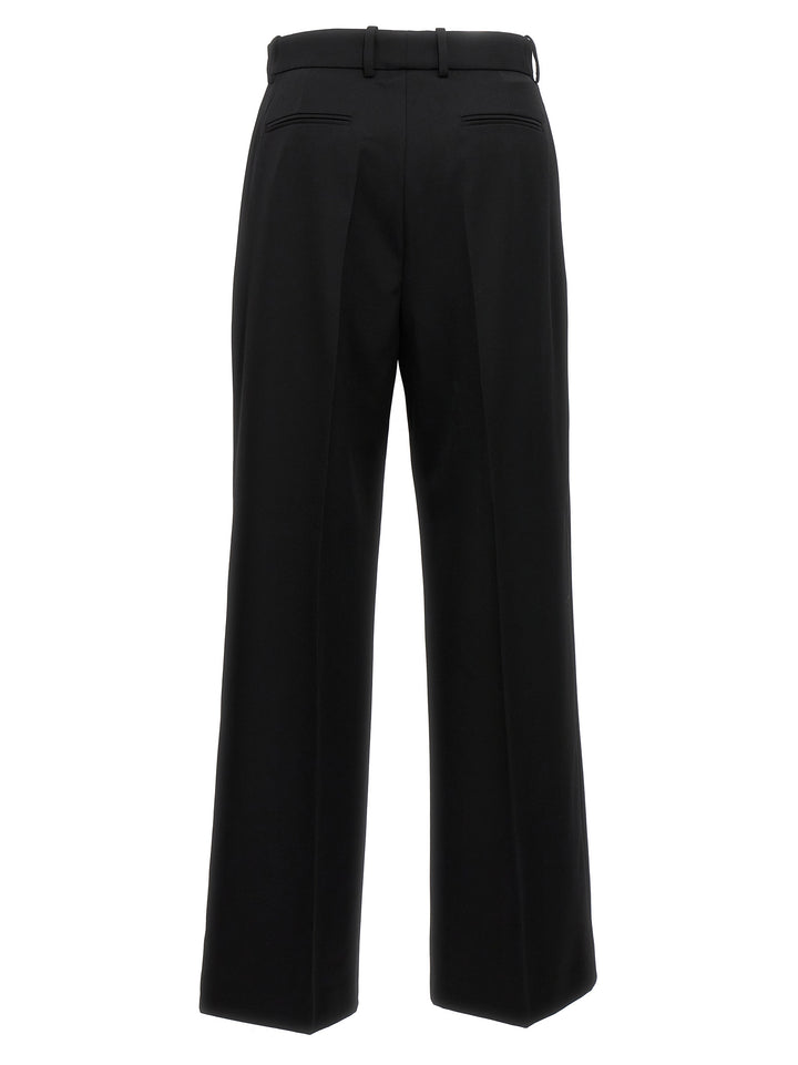 Lanvin Wide Leg Pantaloni - Nero | f699d74d1b49c9998916bbece262ebc0a9b7cfd9