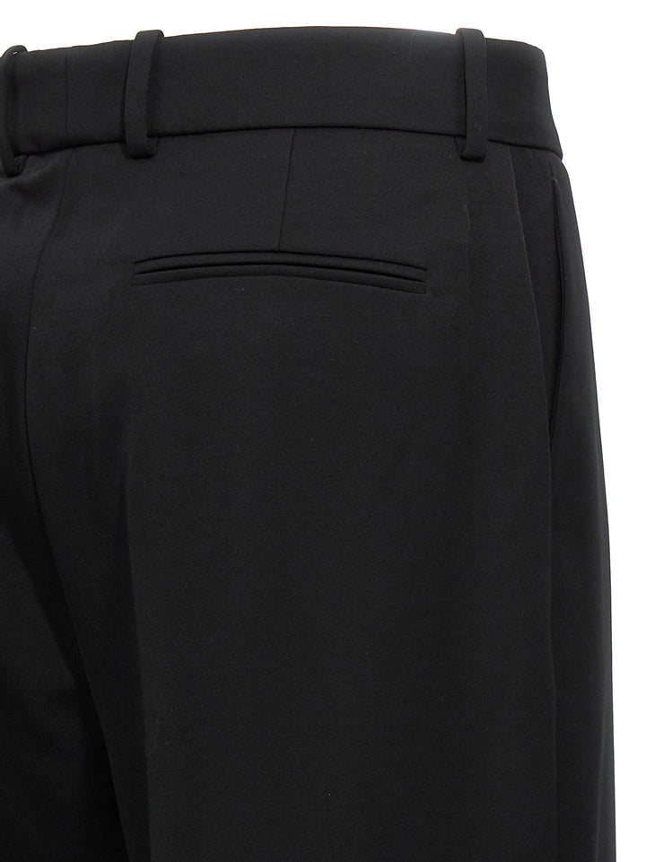 Lanvin Wide Leg Pantaloni - Nero | 9c09c414d72ae312e7732edd75cb8b3d462c2d95