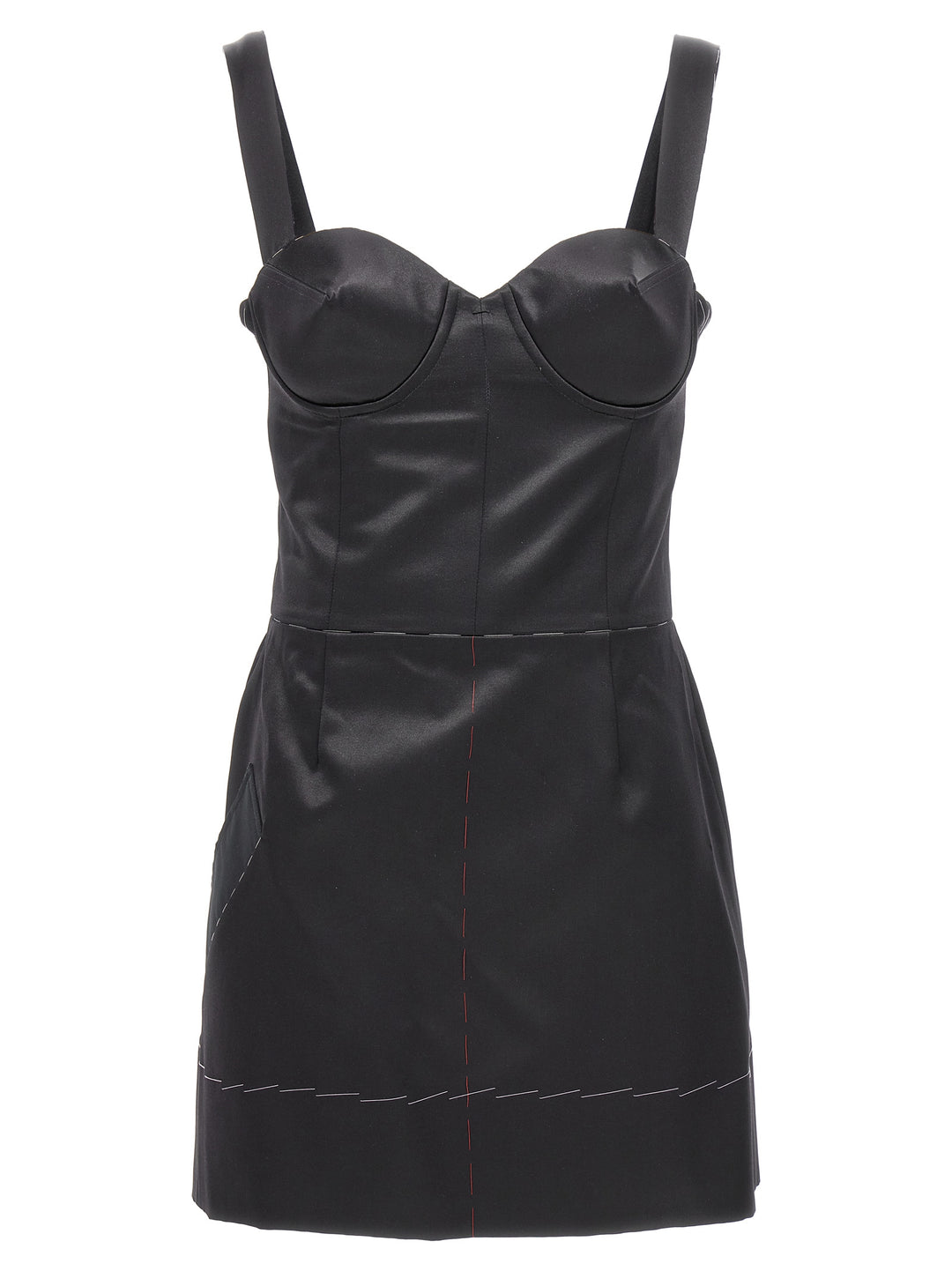 Maison Margiela Contrast Stitching Corset Dress Gonne - Nero | 1de80b72c07d0bb5b66c1737b60db4479e4daf04