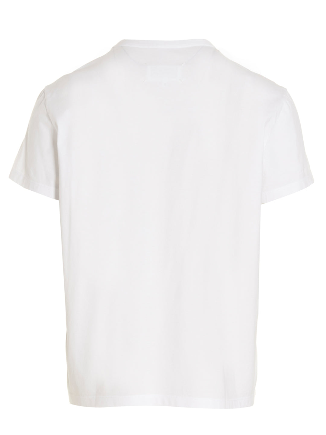 Maison Margiela Logo Embroidery T shirt - Bianco/Nero | 9e0d147d71b979274d198afa1c00a1049500f9bc