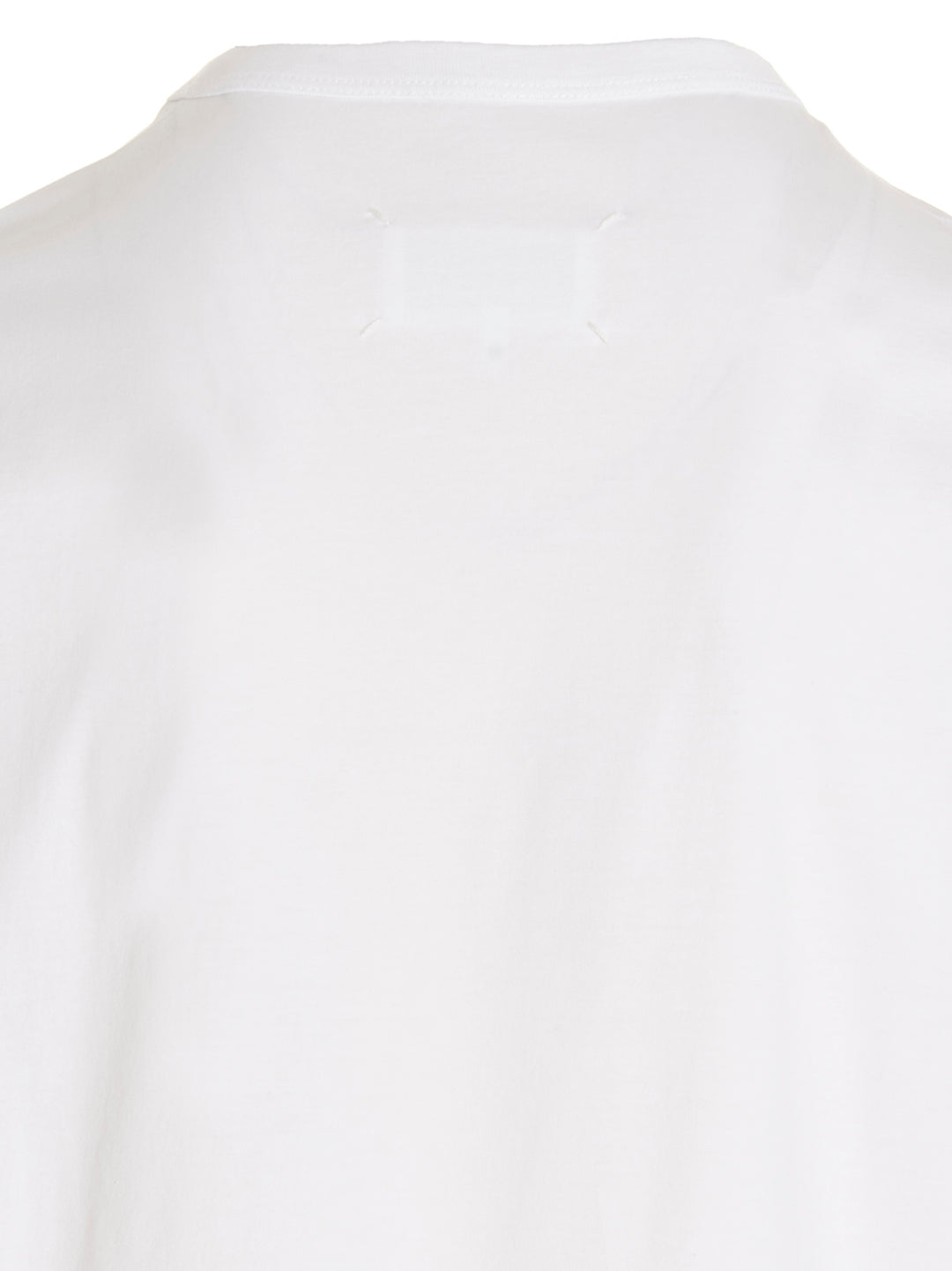 Maison Margiela Logo Embroidery T shirt - Bianco/Nero | edfad46524f95186cc5bbd2f772c7acb57f52df9