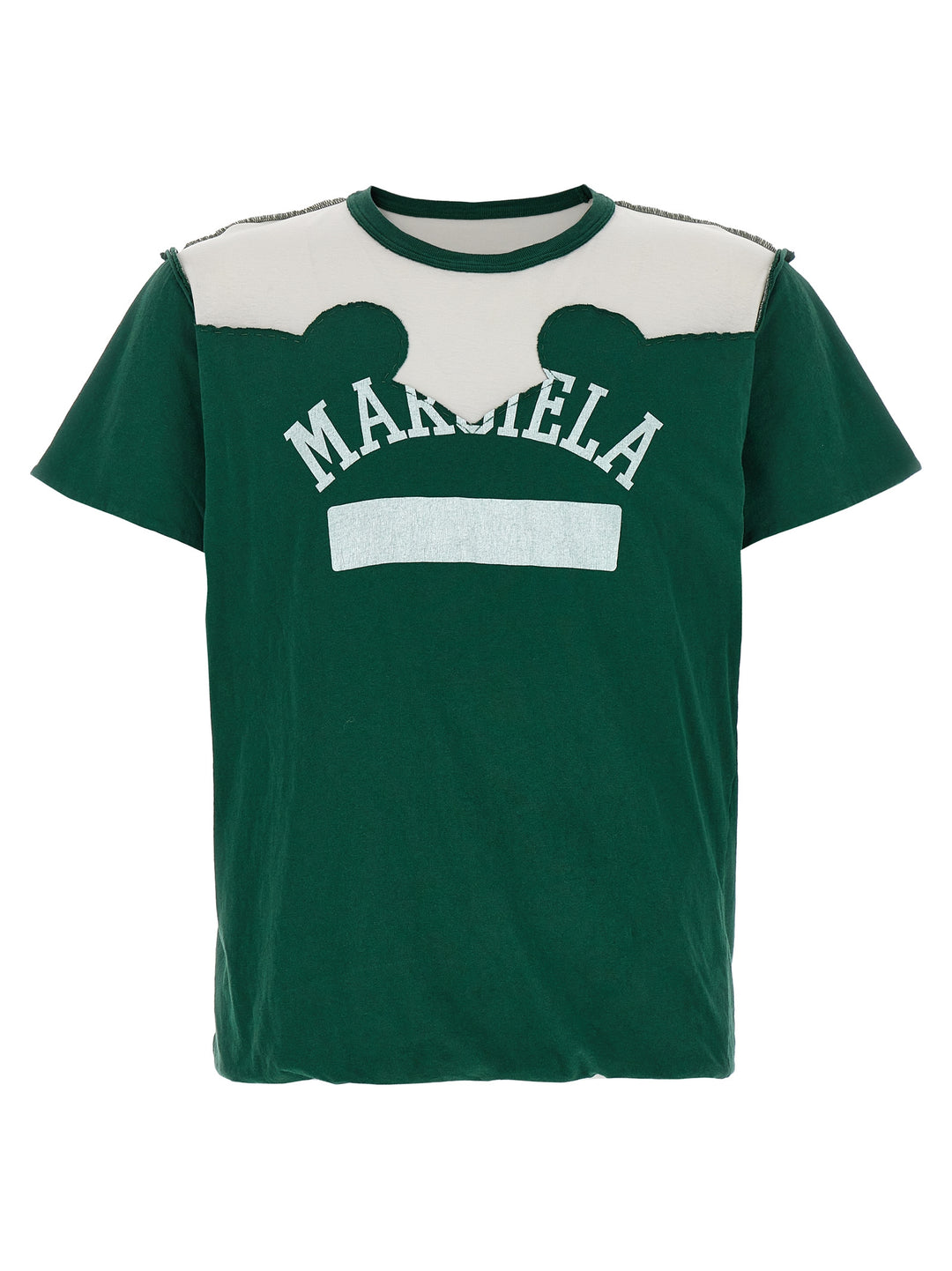 Maison Margiela Western Patchwork T shirt - Verde | 01c1c97bd242c3ac7de57a4412e5c967ca1559e0