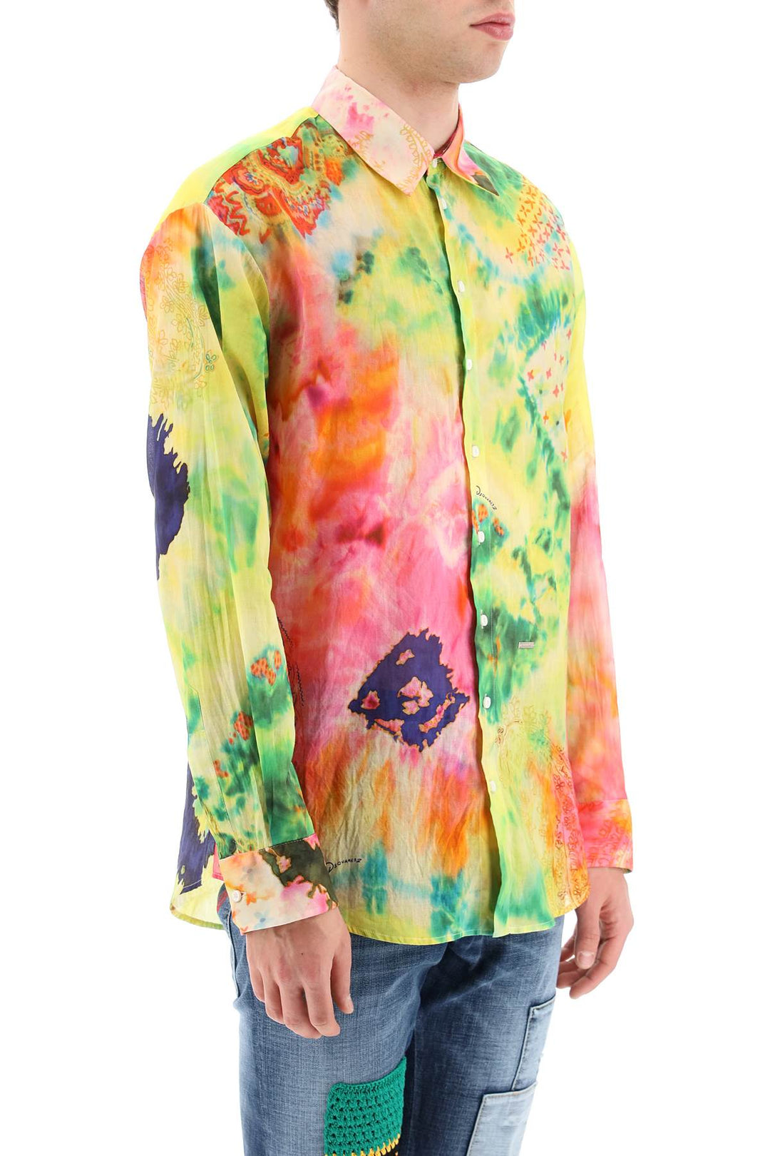 Camicia Con Stampa Multicolore - Dsquared2 - Uomo