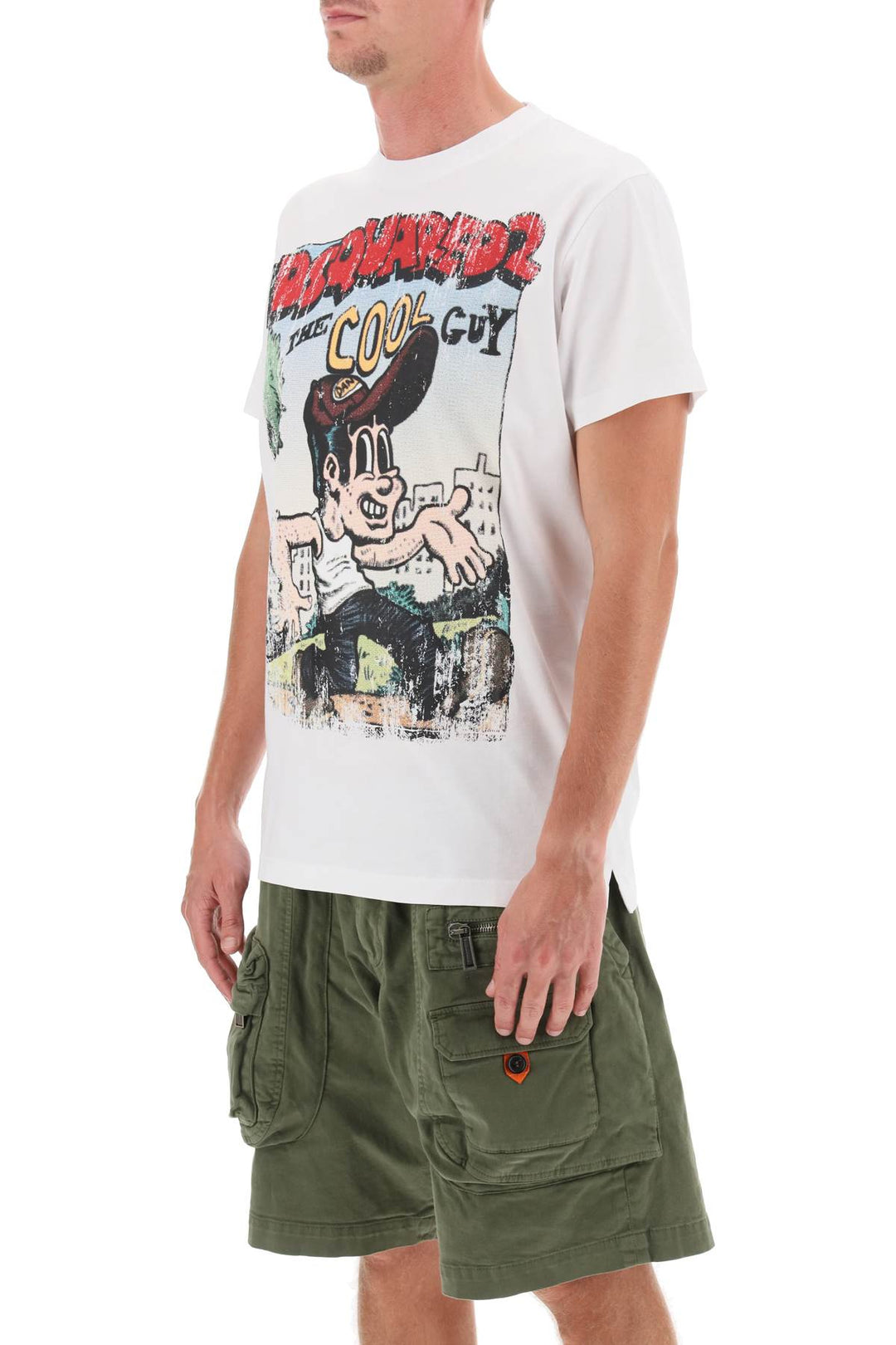 T Shirt Con Stampa Grafica - Dsquared2 - Uomo