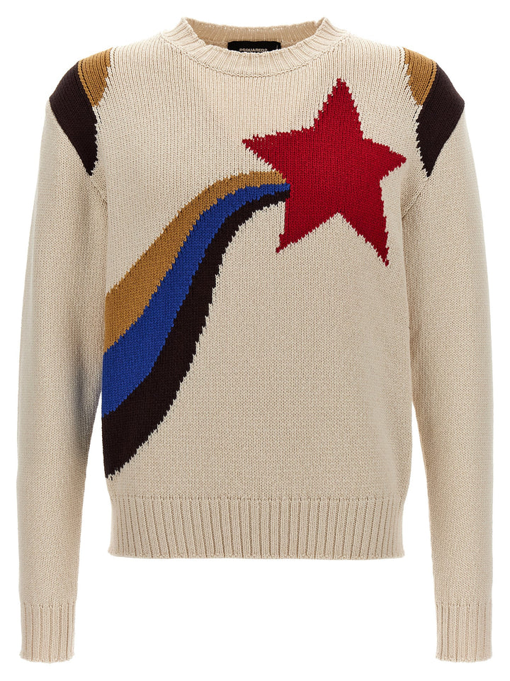 Jacquard Sweater Maglioni Multicolor