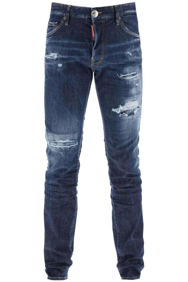 Jeans Cool Guy In Dark Ripped Wash - Dsquared2 - Uomo