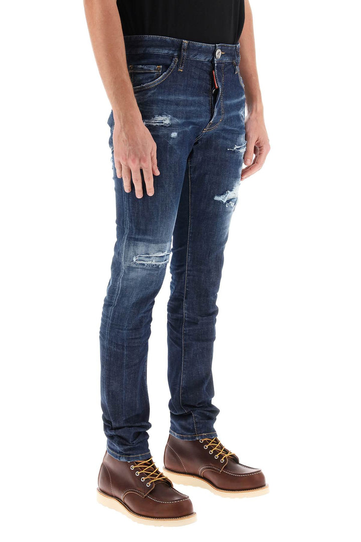 Jeans Cool Guy In Dark Ripped Wash - Dsquared2 - Uomo