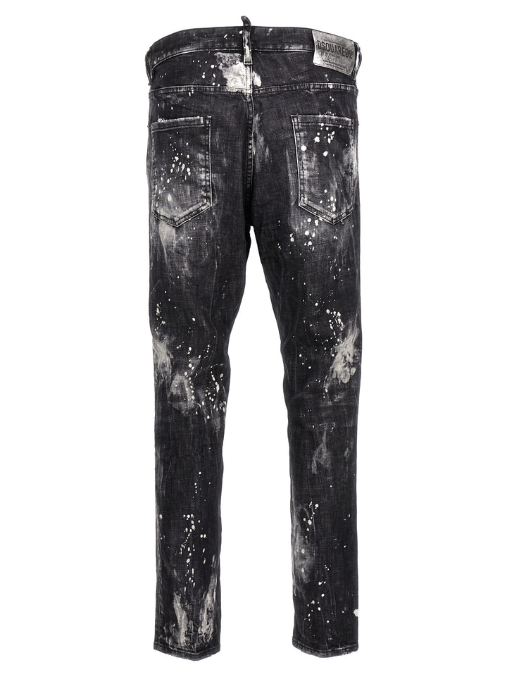 Relax Long Crotch Jeans Nero