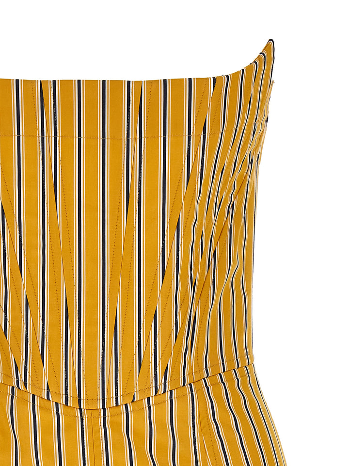 Striped Corset Dress Abiti Multicolor