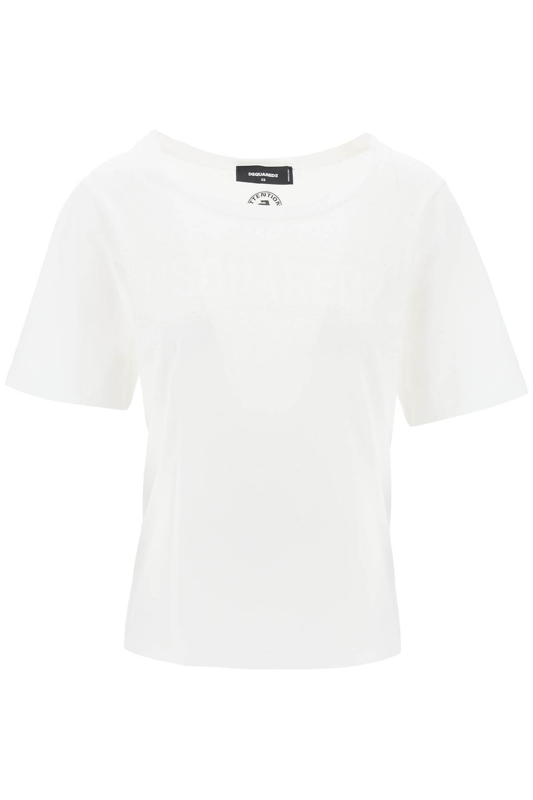 T Shirt Con Logo In Strass - Dsquared2 - Donna