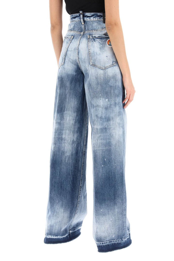 Jeans Traveller In Light Everglades Wash - Dsquared2 - Donna