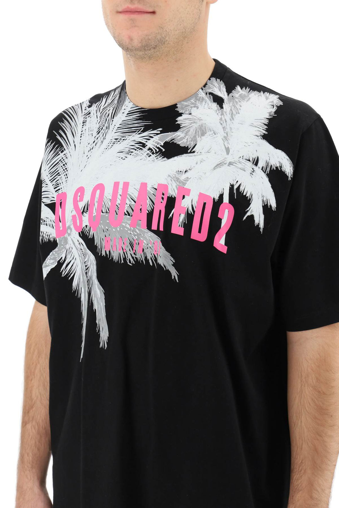 T Shirt 'Palms Slouch' - Dsquared2 - Uomo