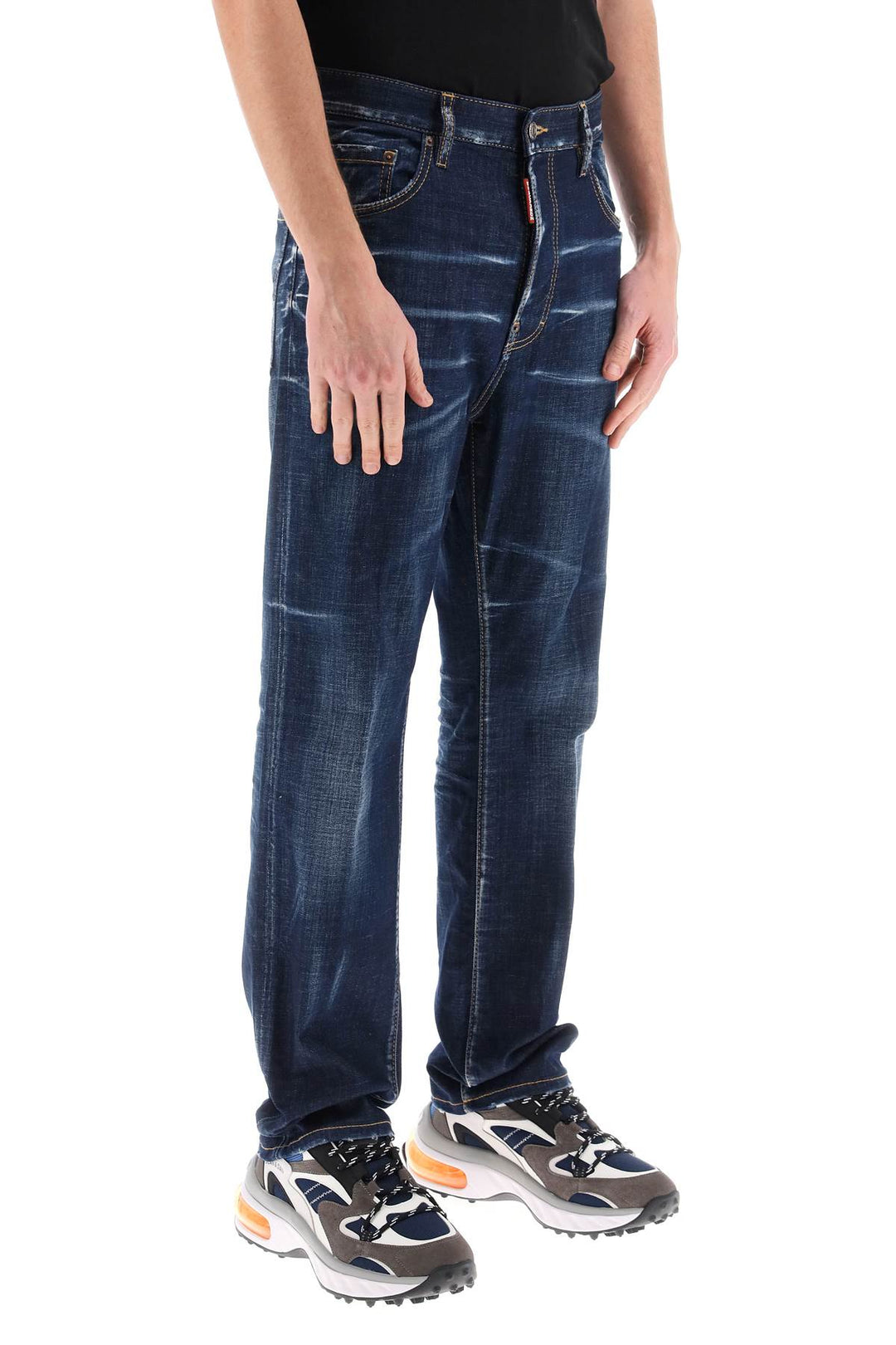 Jeans 642 In Dark Clean Wash - Dsquared2 - Uomo