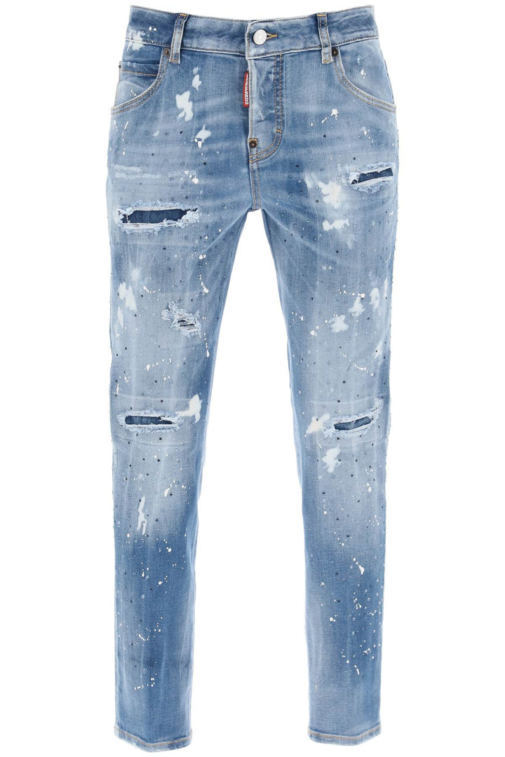 Jeans Cool Girl In Medium Ice Spots Wash - Dsquared2 - Donna
