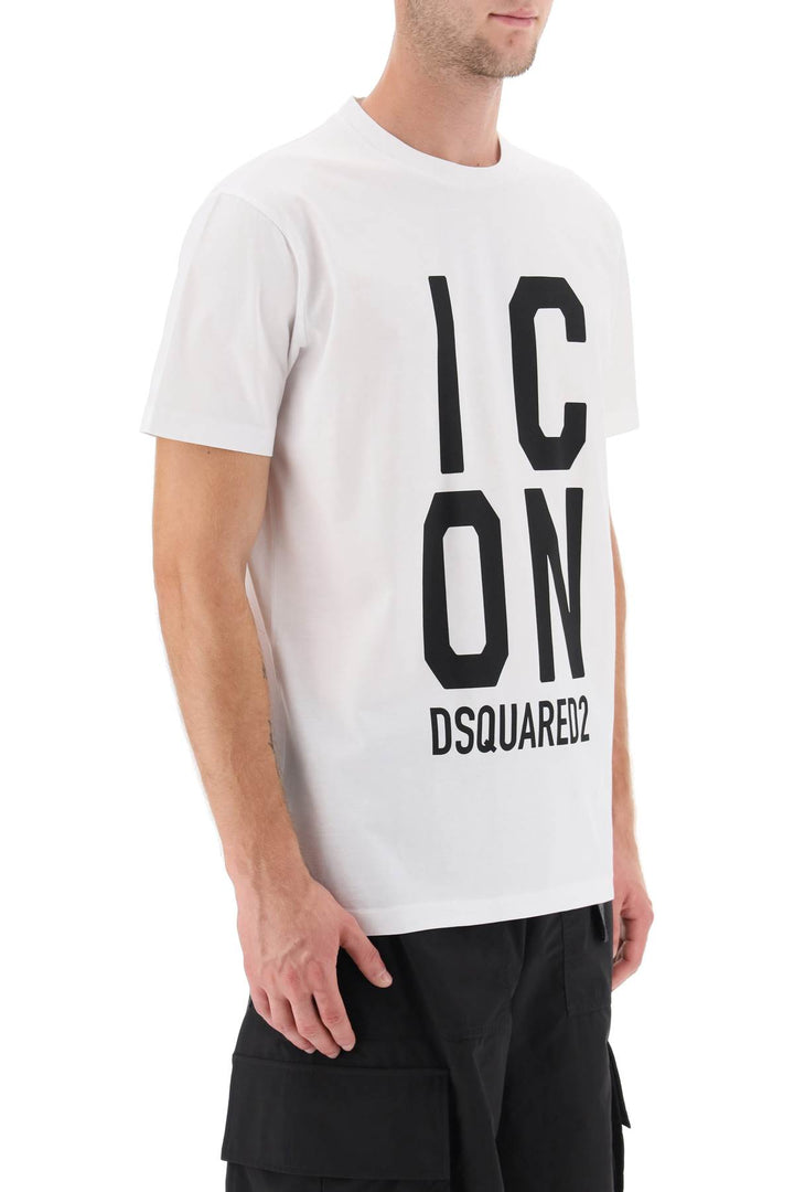 T Shirt Stampa 'Icon' - Dsquared2 - Uomo