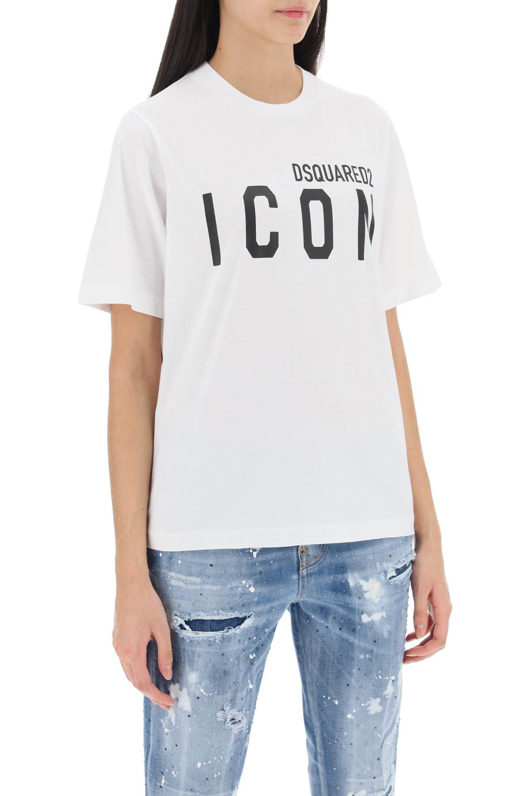 T Shirt Girocollo Icon - Dsquared2 - Donna