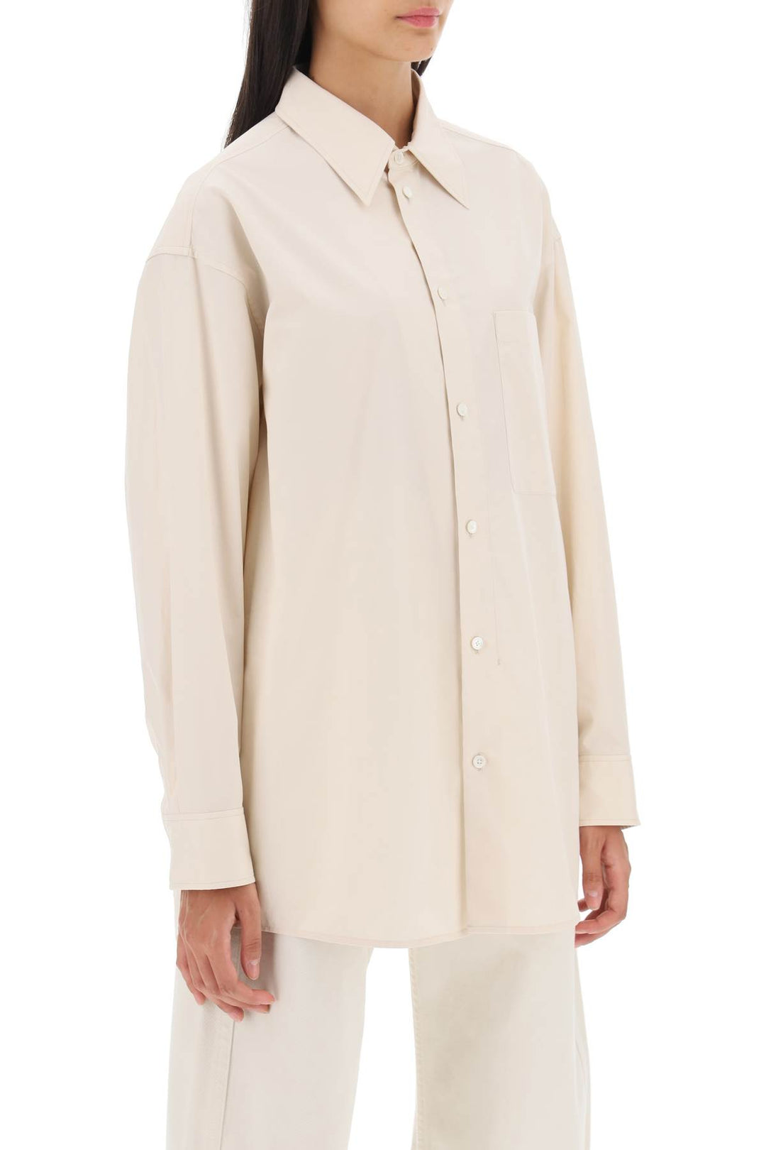 Camicia Oversize In Popeline - Lemaire - Donna