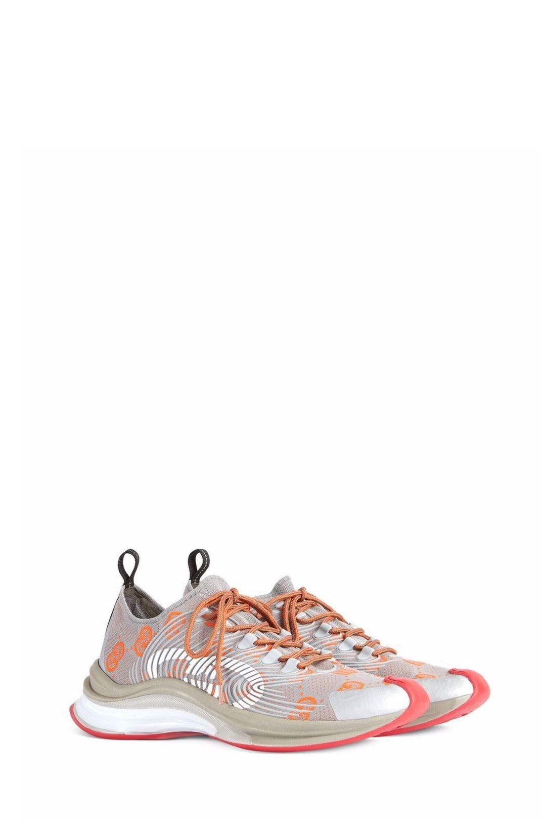 Sneaker Run Grigia e Arancione