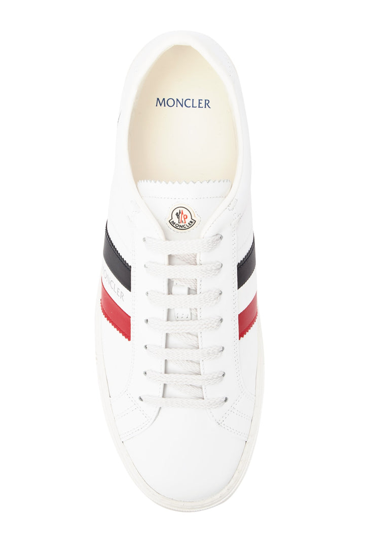 Sneakers New Monaco in pelle bianche-Moncler-Wanan Luxury