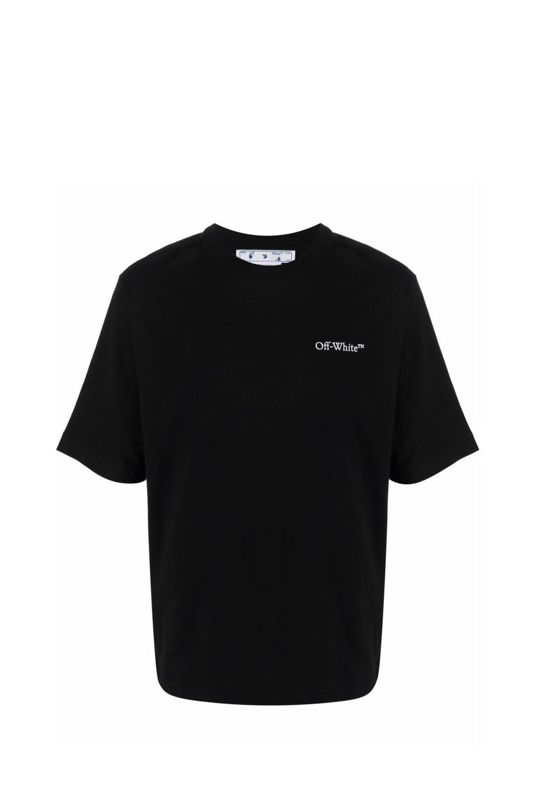 T-Shirt Nera con Stampa Caravaggio