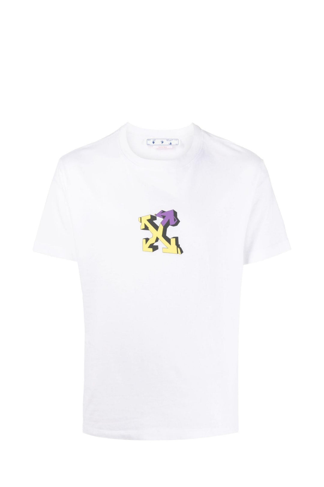 T-shirt Bianca con Stampa Logo