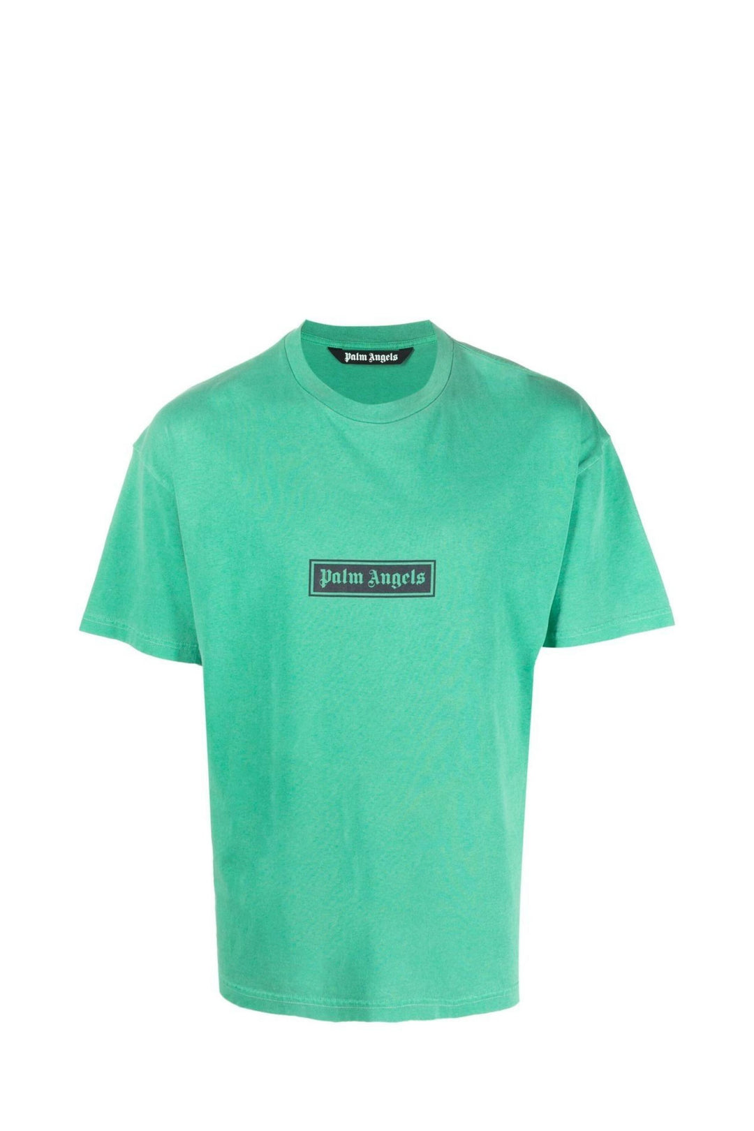 T-shirt in Cotone Verde con Logo