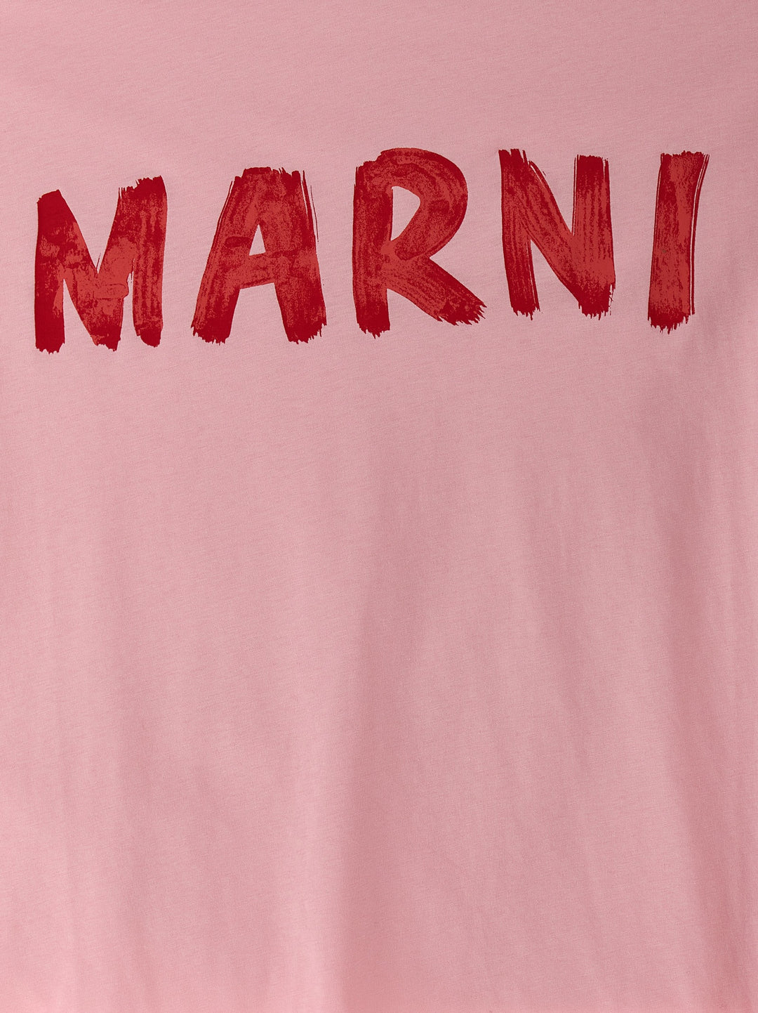 Logo Print T Shirt Rosa
