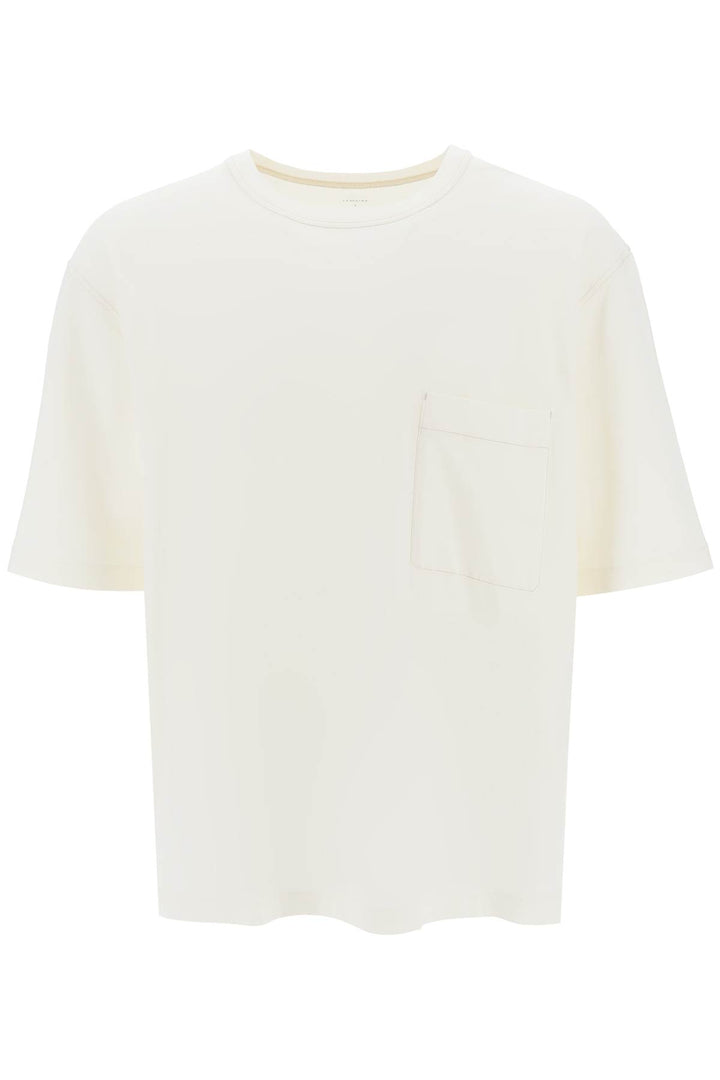 T Shirt Oversize Con Taschino - Lemaire - Uomo