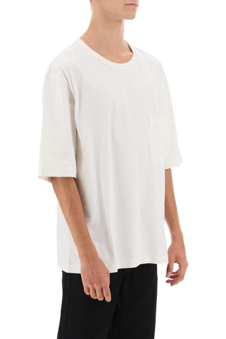 T Shirt Oversize Con Taschino - Lemaire - Uomo