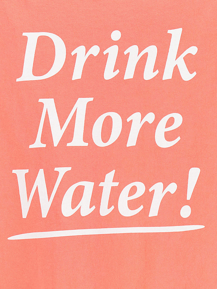 Drink More Water T Shirt Rosa