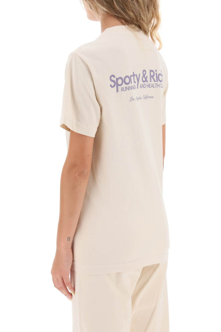 T Shirt 'Running And Health Club' - Sporty Rich - Donna