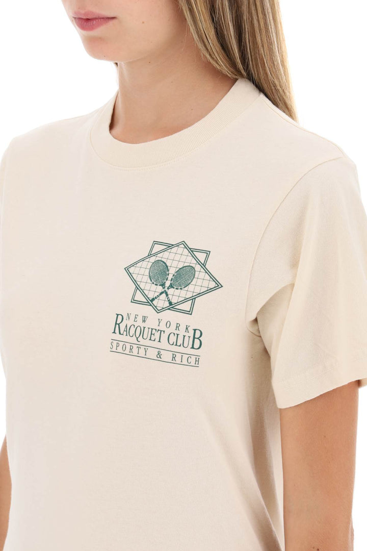 T Shirt 'Ny Racquet Club' - Sporty Rich - Donna