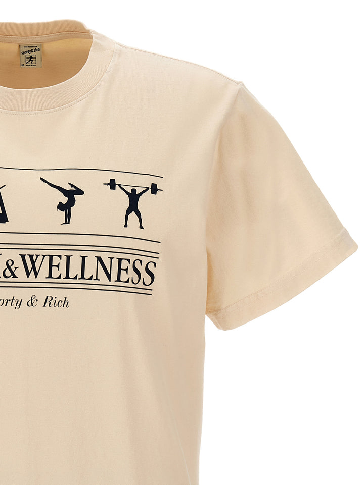 Healt&Wellness T Shirt Beige
