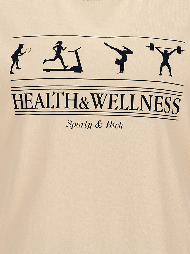 Healt&Wellness T Shirt Beige