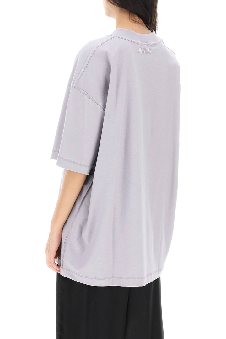 T Shirt Cotone Organico Oversize - Vetements - Donna